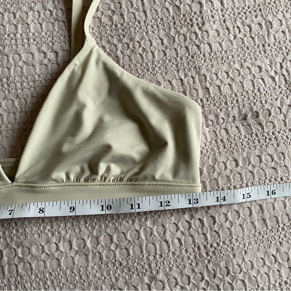 CRZ Yoga Softhold Double Lined Triangle Bralette Wireless Sports Bra Cami Small - Picture 7 of 10